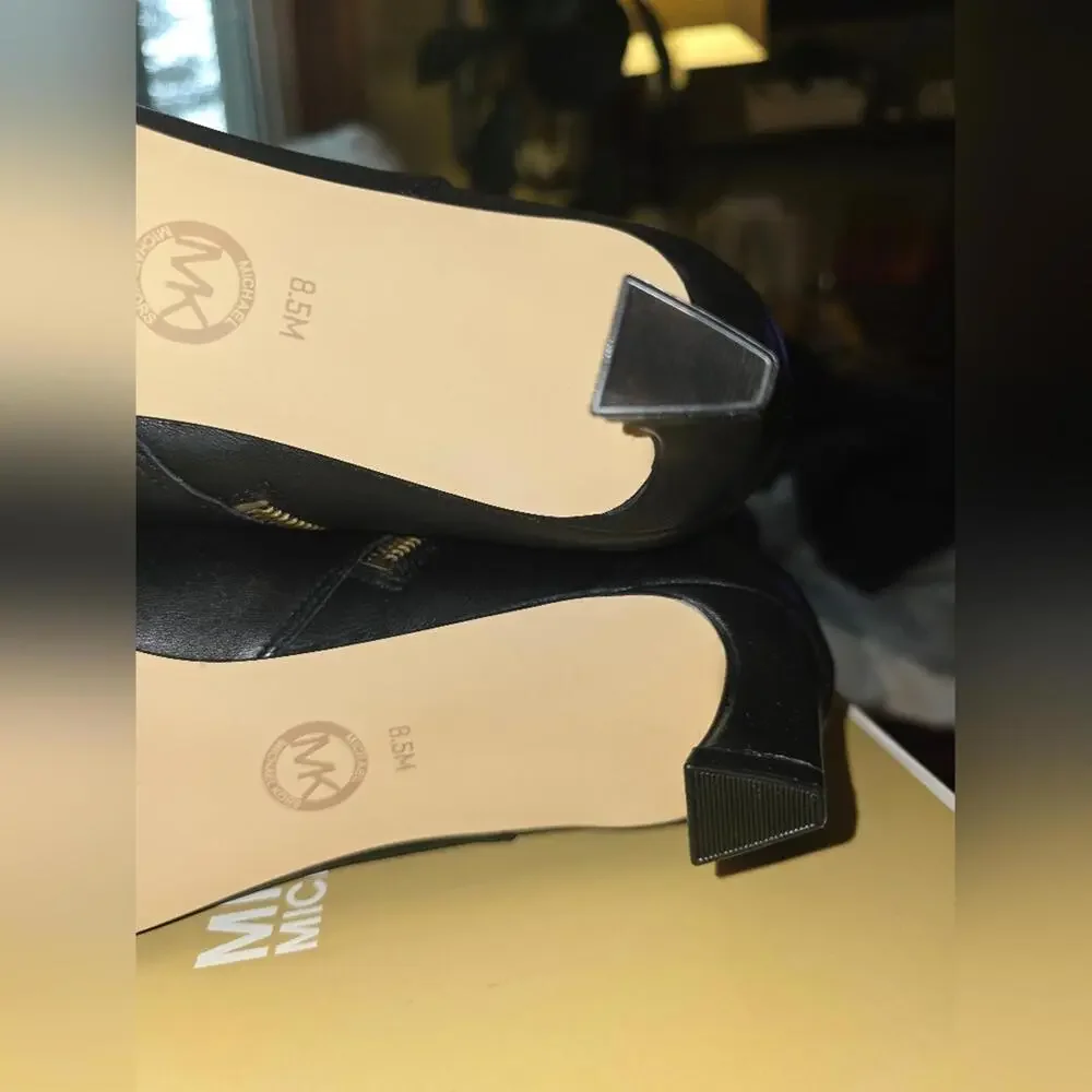 Michael Kors Cosmo Leather Kitten Boot - Picture 7 of 13